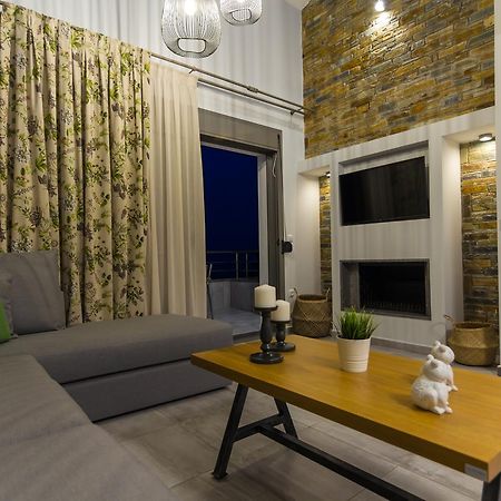 Ntinas Villa With Sea View 스칼라 포타미아스 외부 사진