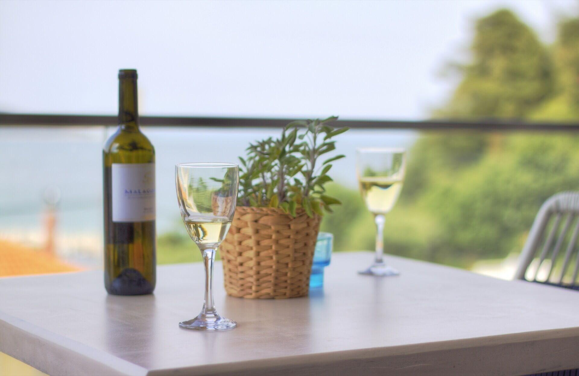 Ntinas Villa With Sea View 스칼라 포타미아스 외부 사진