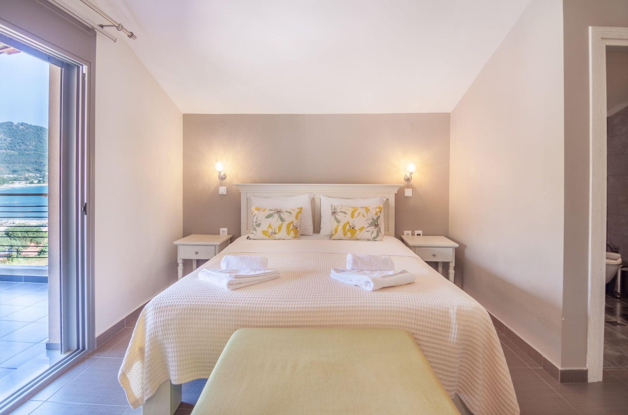 Ntinas Villa With Sea View 스칼라 포타미아스 외부 사진