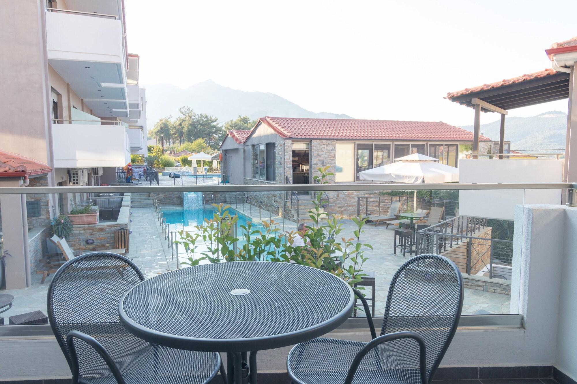 Ntinas Villa With Sea View 스칼라 포타미아스 외부 사진