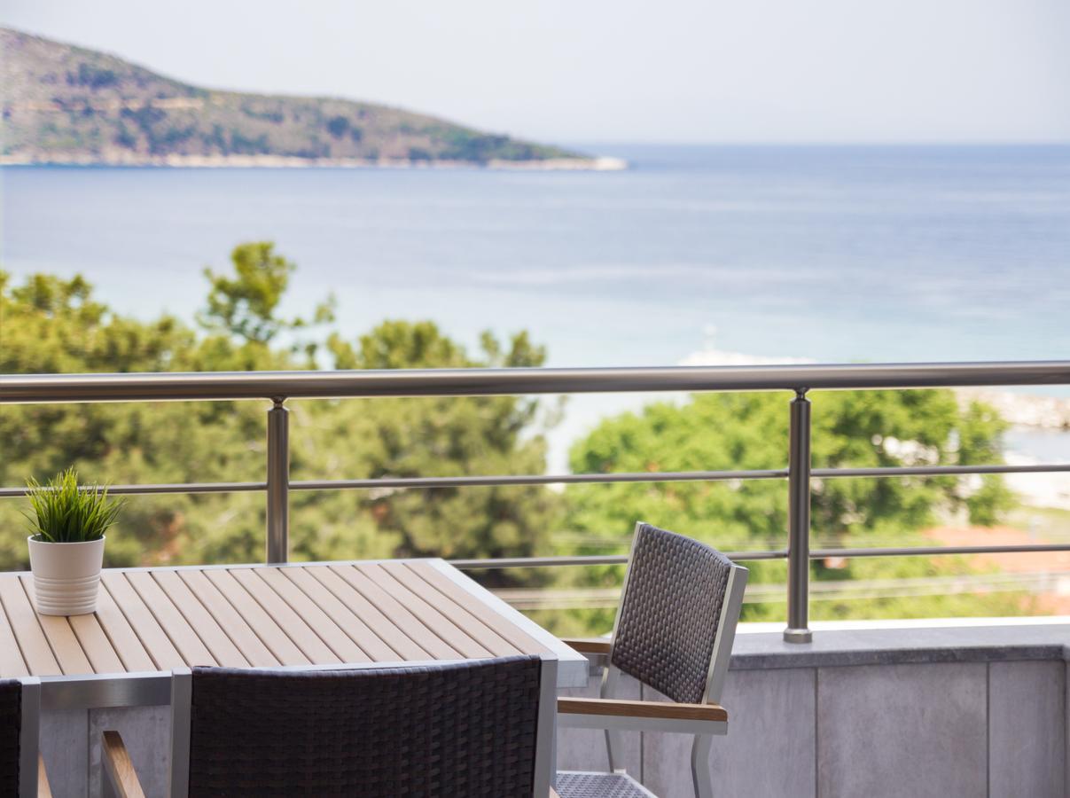 Ntinas Villa With Sea View 스칼라 포타미아스 외부 사진