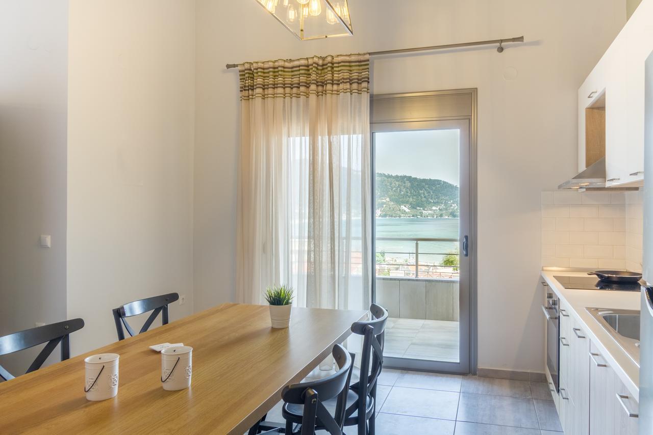 Ntinas Villa With Sea View 스칼라 포타미아스 외부 사진