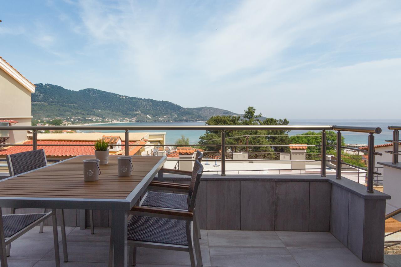 Ntinas Villa With Sea View 스칼라 포타미아스 외부 사진
