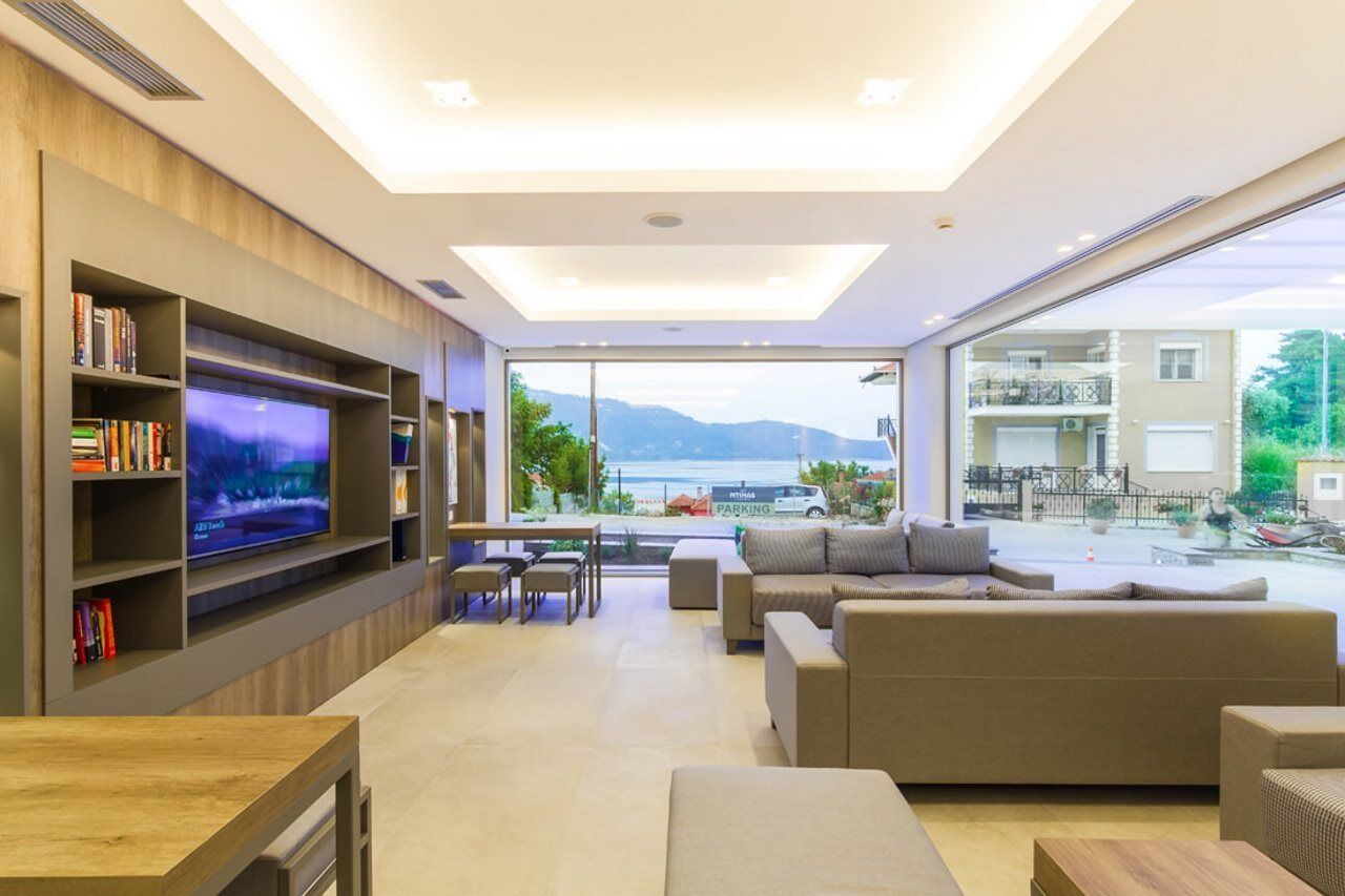 Ntinas Villa With Sea View 스칼라 포타미아스 외부 사진